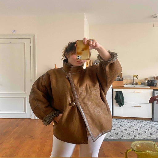 Shearling coat