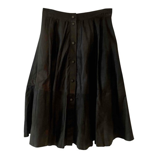 Suede skirt
