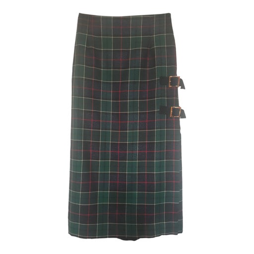 Wool tartan skirt