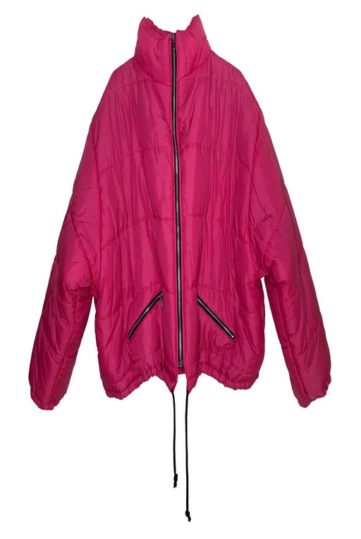 80's pink down jacket