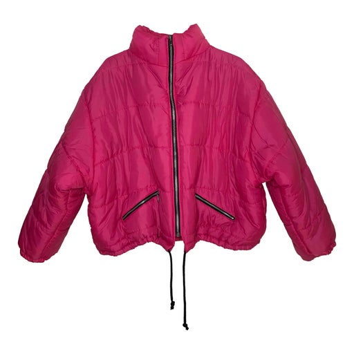 80's pink down jacket