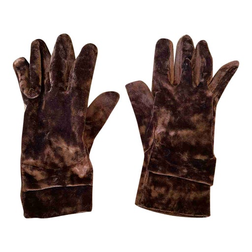 Gants en velours 