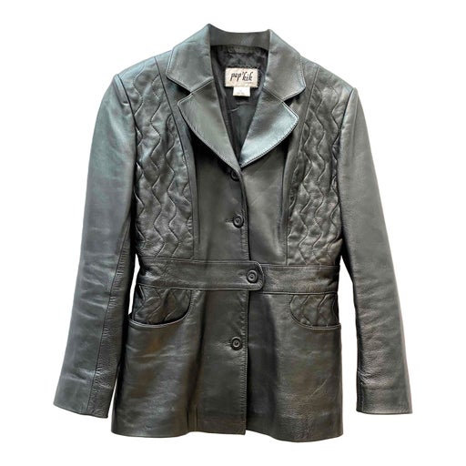 Veste en simili cuir