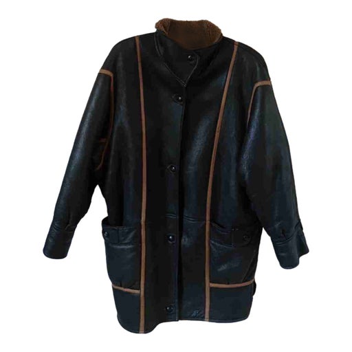 Manteau en peau lainée