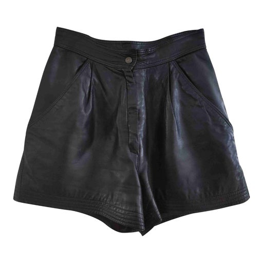 Mini short en cuir