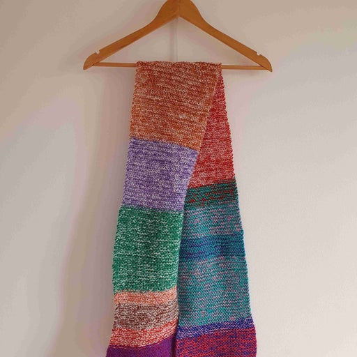 Multicolored scarf