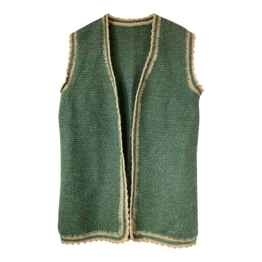Gilet sans manche en maille