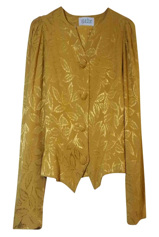 Embroidered golden jacket