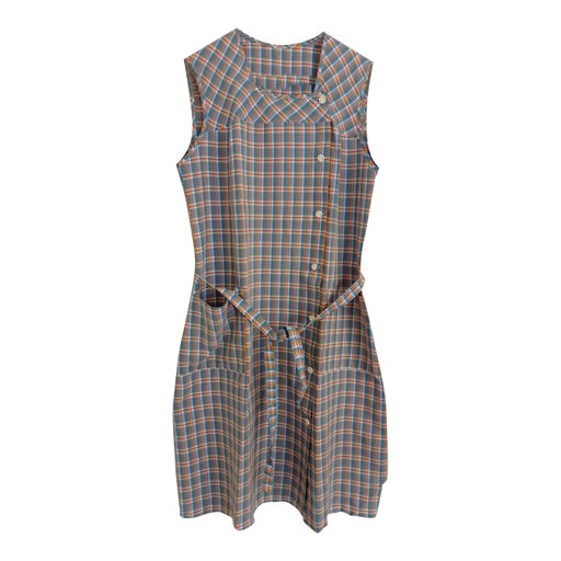 Plaid dress.