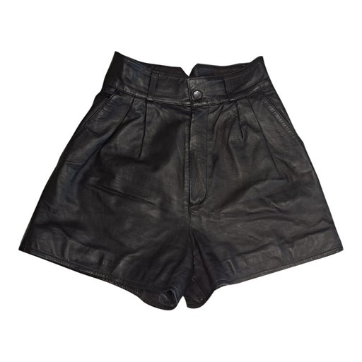 Leather Mini Shorts