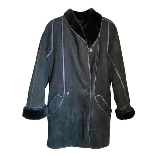 Manteau en peau lainée 