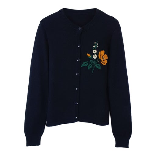 Embroidered cardigan