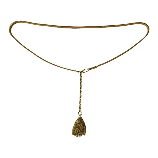 Ceinture chaîne dorée