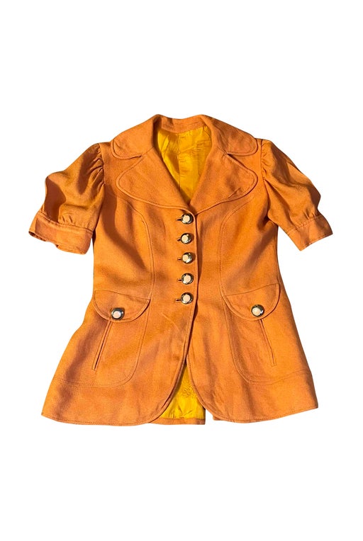 70's orange jacket