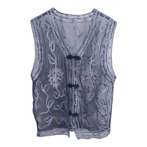 Embroidered vest