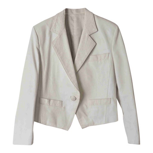 Blazer en simili cuir