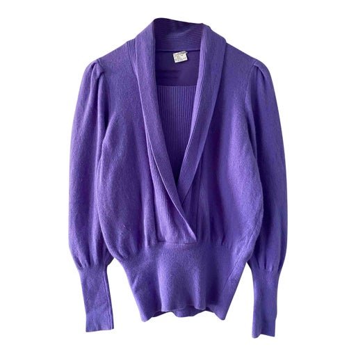 Wool and angora sweater