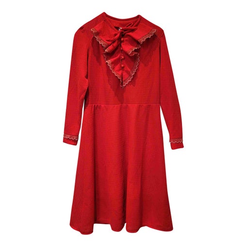 70's red dress