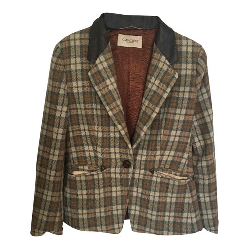 Checked blazer