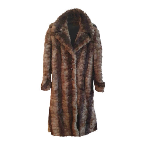 Long fur coat
