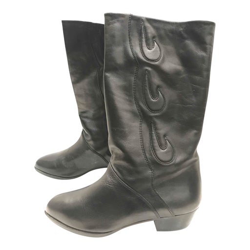 Bottes en cuir 