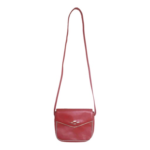 Leather shoulder bag