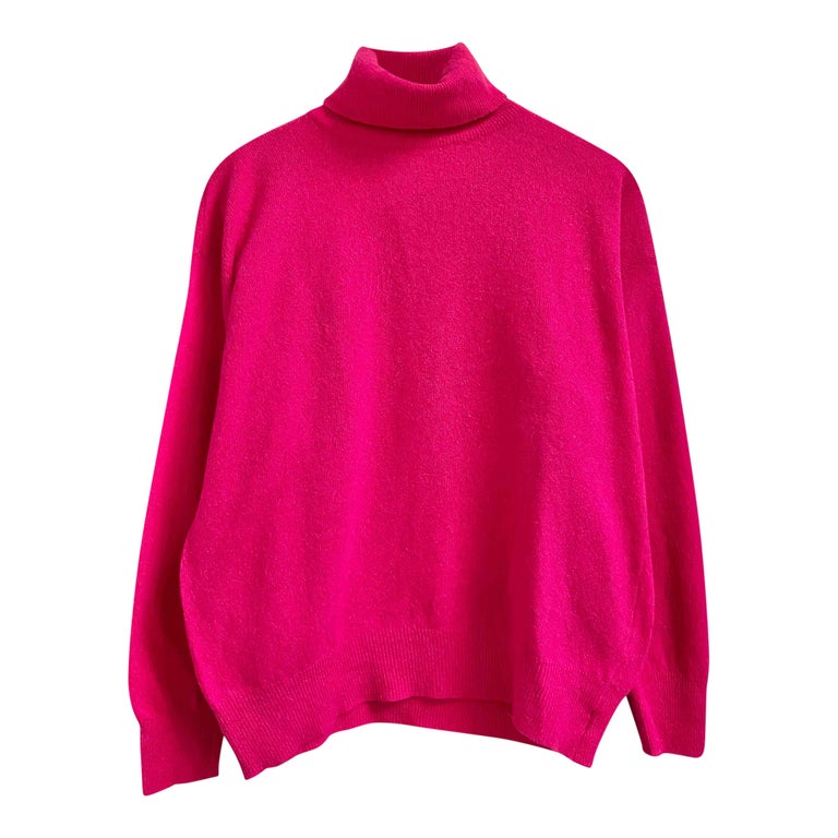 Angora wool turtleneck