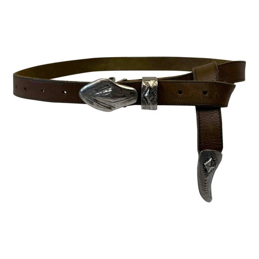 Leather belt