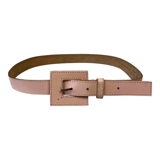 Leather belt