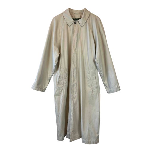 90's beige trench coat