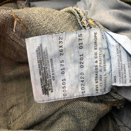 Levi's 501 W26L30 jeans