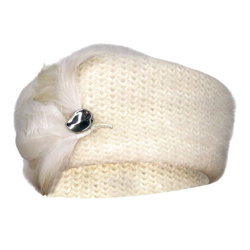 Chapeau en angora 