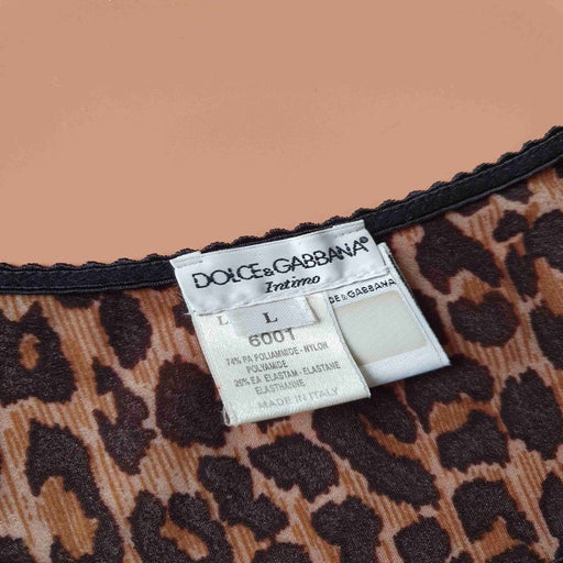 Top léopard Dolce & Gabbana