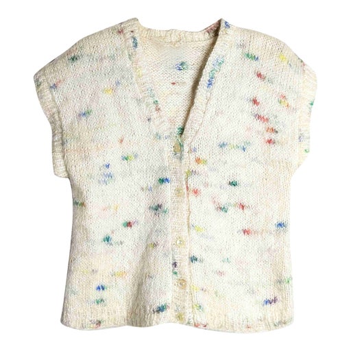 Mohair wool cardigan