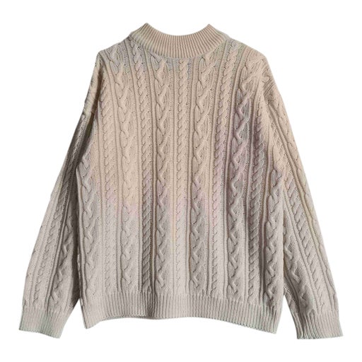 Irish cable sweater