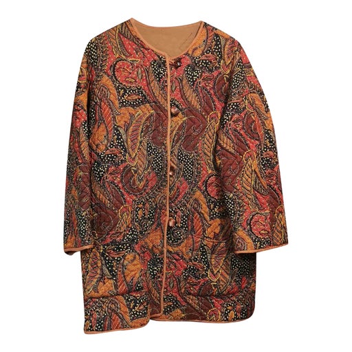 Veste longue matelassée
