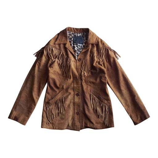 Fringed suede jacket