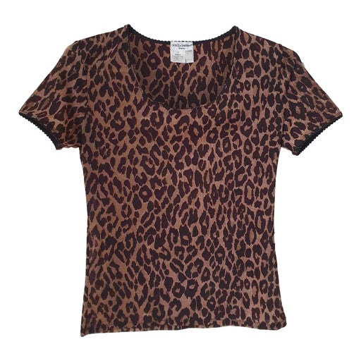 Top léopard Dolce & Gabbana