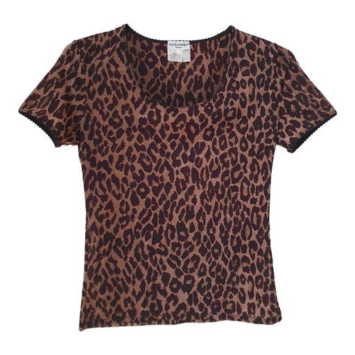 Dolce & Gabbana leopard top