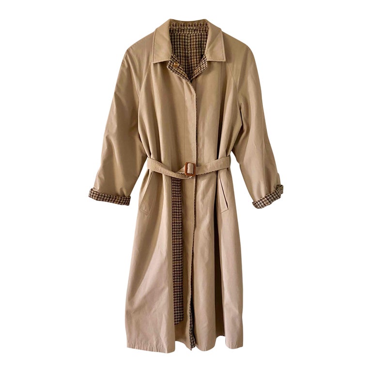 Trench reversible en laine
