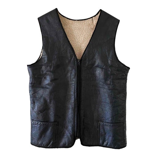 Shearling vest