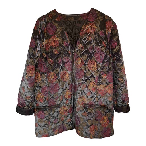 Veste matelassée en velours 