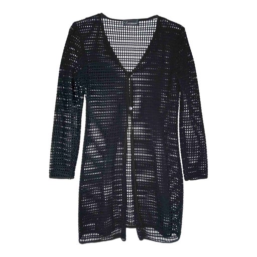 Long crochet cardigan