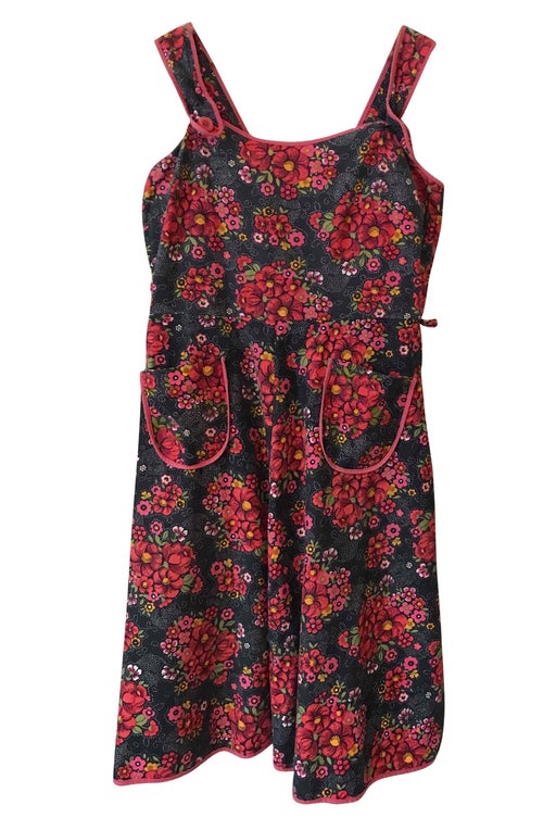 Floral apron dress