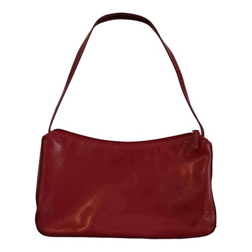 Burgundy baguette bag