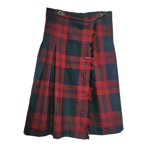 Jupe en laine tartan