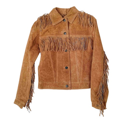 Suede fringe jacket