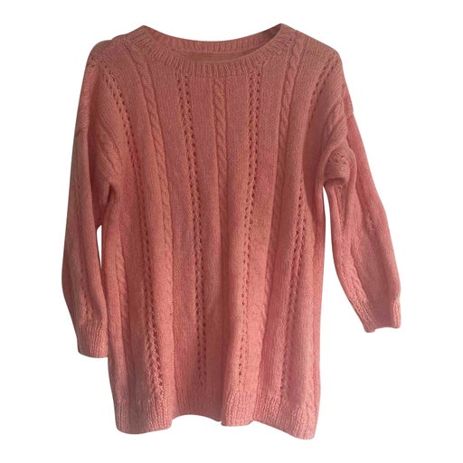 Pink knit sweater