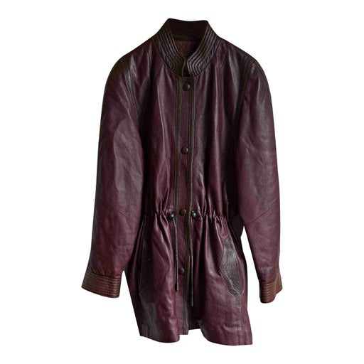Manteau en cuir