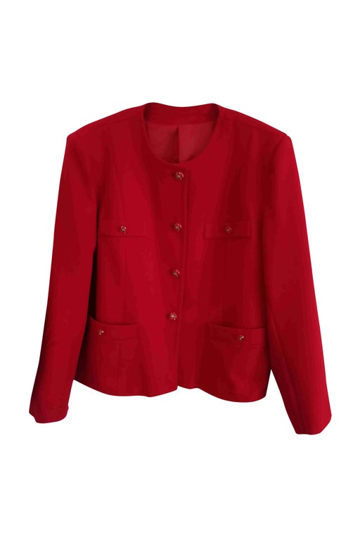 Short red jacket